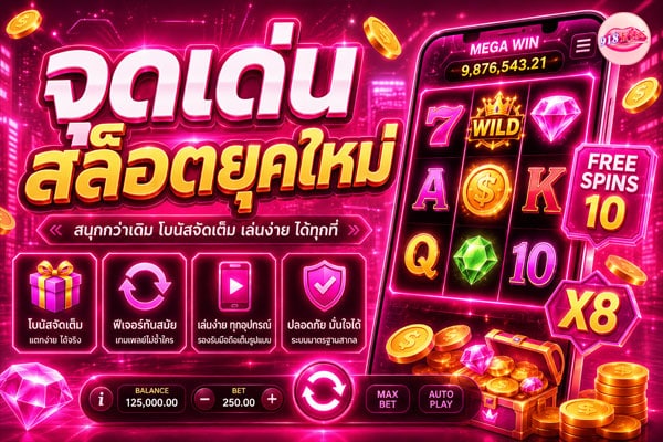 จุดเด่นสล็อตยุคใหม่